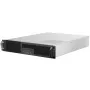 SilverStone RM23-502 rack-asennettava palvelinkotelo, ATX, USB 3.0 - 2U - musta