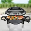 ROMMELSBACHER BBQ 4000, 2200 W, grilli, sähkö, 300 °C, pöytä, ruosteenpunainen