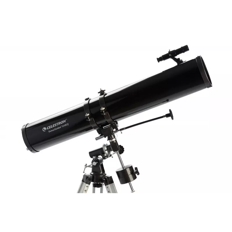 Celestron PowerSeeker 114EQ refraktori 45x musta