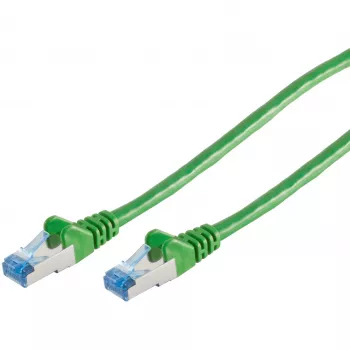 Verkkokaapeli S/CONN 75711-G 1 m Cat6a S/FTP vihreä