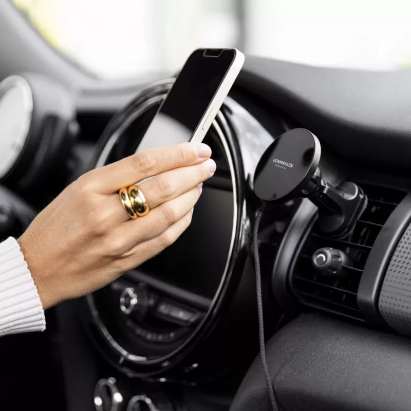 Vonmählen Aura Car magneettinen langaton autolaturi, musta