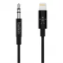 Belkin kaapeli Lightning – kuulokeliitäntä - Lightning uros – stereominiliitin uros - 91,4 cm - musta - Apple iPhone (Lig