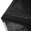 SILENOS PRO musta versio ARGB-tuulettimella ja karkaistulla lasilla