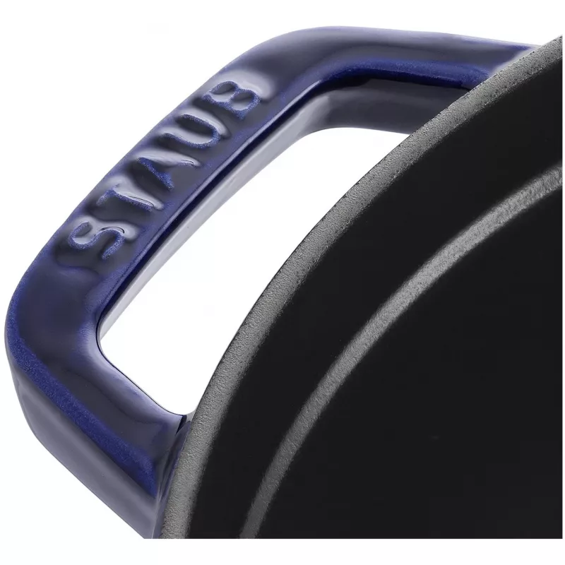Valurautainen pata Staub 26 cm pyöreä, tummansininen