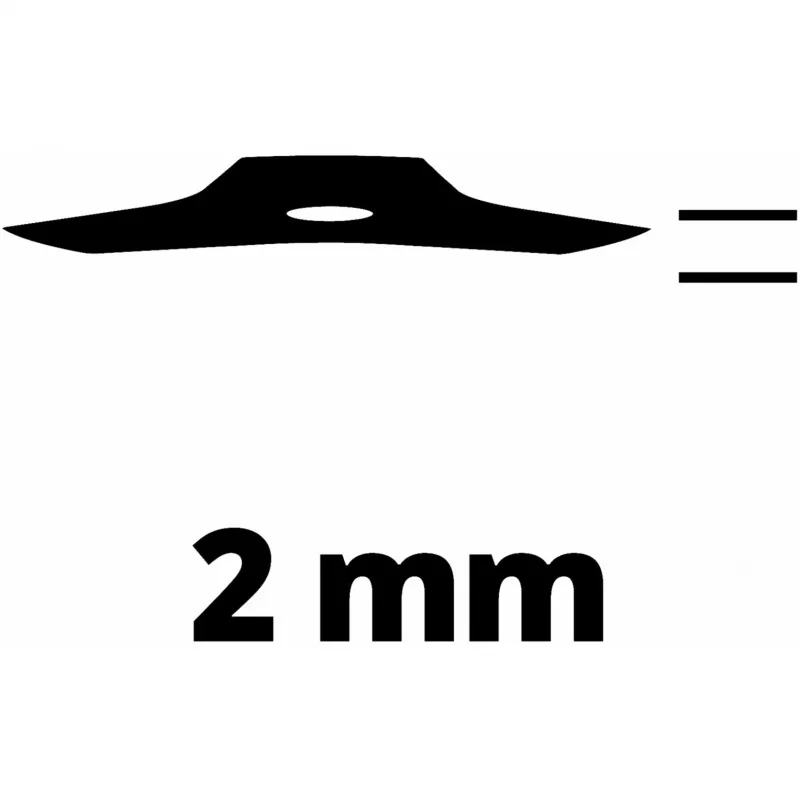 Raivausleikkurin terä Einhell 3405083 ruostumaton teräs 20 cm musta