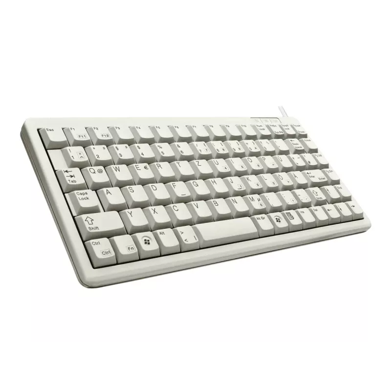 Cherry G84-4100 kompakti näppäimistö, vaaleanharmaa, USB/PS/2