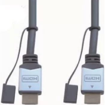 HDMI-kaapeli e+p HDMI 401/5 5 m Type-A musta
