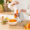 Sähköinen vihannesleikkuri Tefal Fresh Express DN853BE0 — 150 W, 3 vaihdettavaa terää, 1 nopeus, kerma