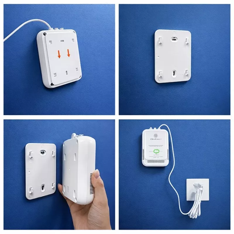 Kaasuvuotoanturi QOLTEC 52652 — propaani/butaani (LPG) ilmaisin, 85 dB hälytys, LED-näyttö