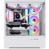 PC-kotelo Sharkoon AK6 RGB, ATX, valkoinen