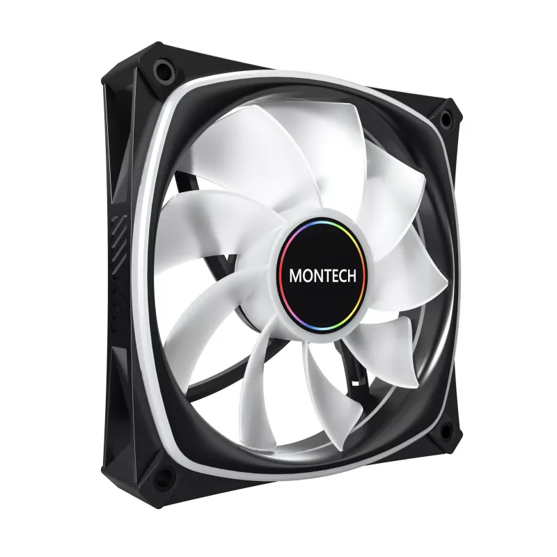 MONTECH RX120 PRO musta 120mm ARGB-kotelotuuletin