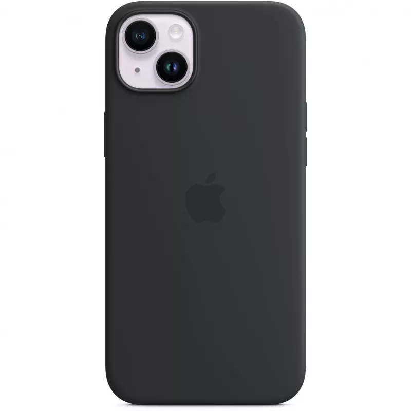 Apple iPhone 14 Plus silikonikotelo MagSafe-yhteensopiva – Midnight