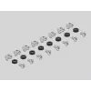 Delock - rack-liukuhylly - musta - 1U - 48,3 cm (19 inch)
