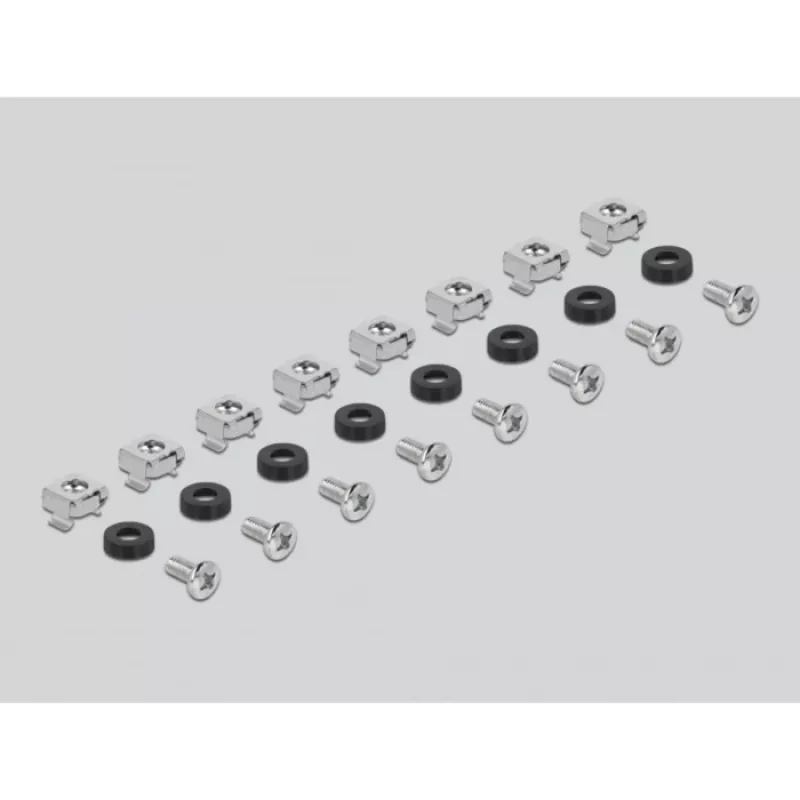 Delock - rack-liukuhylly - musta - 1U - 48,3 cm (19 inch)