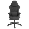 Deltaco DC130 pelituoli Soft Woven Mesh musta (GAM-180)