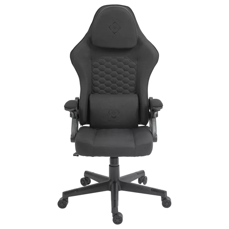 Deltaco DC130 pelituoli Soft Woven Mesh musta (GAM-180)