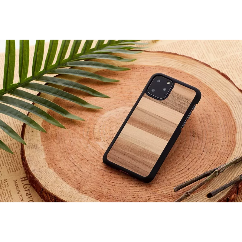 Älypuhelinkotelo man and wood iPhone 11 Pro Maxille — musta