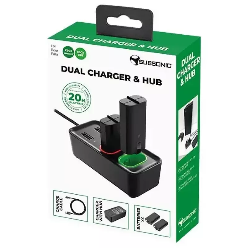 Akun lataussarja Subsonic SA5704 Xbox One Series S X