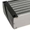 Jäähdytyslohko Aqua-Computer 33706 — alumiini/kupari/ruostumaton teräs, 320×140×73 mm, harmaa/hopea