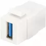 DIGITUS Professional DN-93404 - moduulikehys - USB 3.0 Type-A - puhtaanvalkoinen, RAL 9003 (DN-93404)