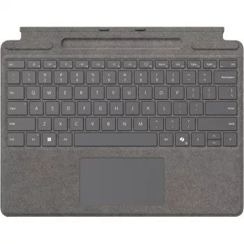 Microsoft Surface Pro -näppäimistö QWERTZ saksa Platinum kosketuslevy