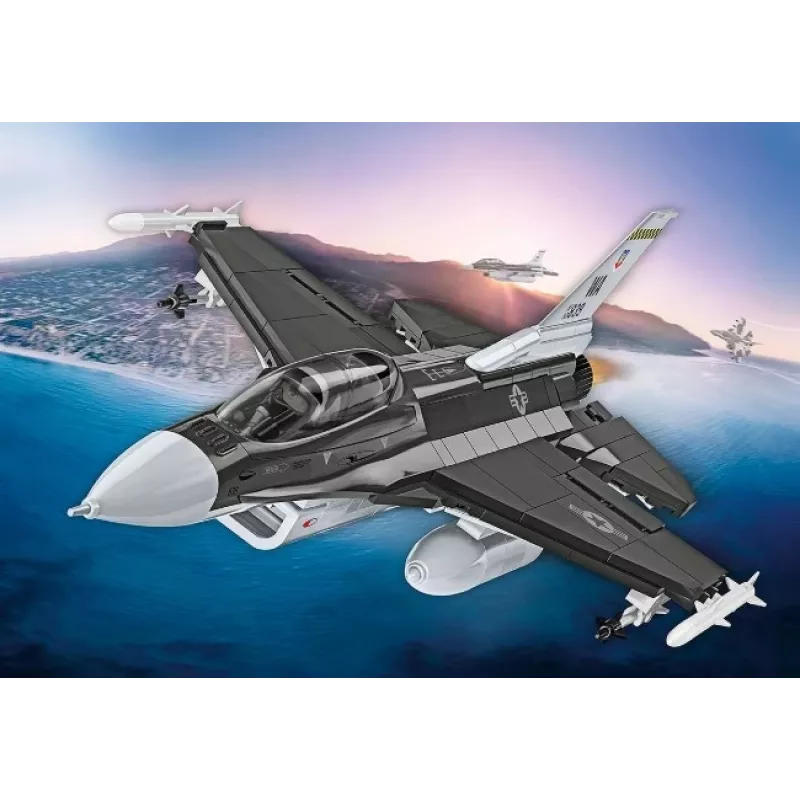 Rakennussarja Cobi F-16D Fighting Falcon, 436 osaa, mittakaavaa ei ilmoitettu