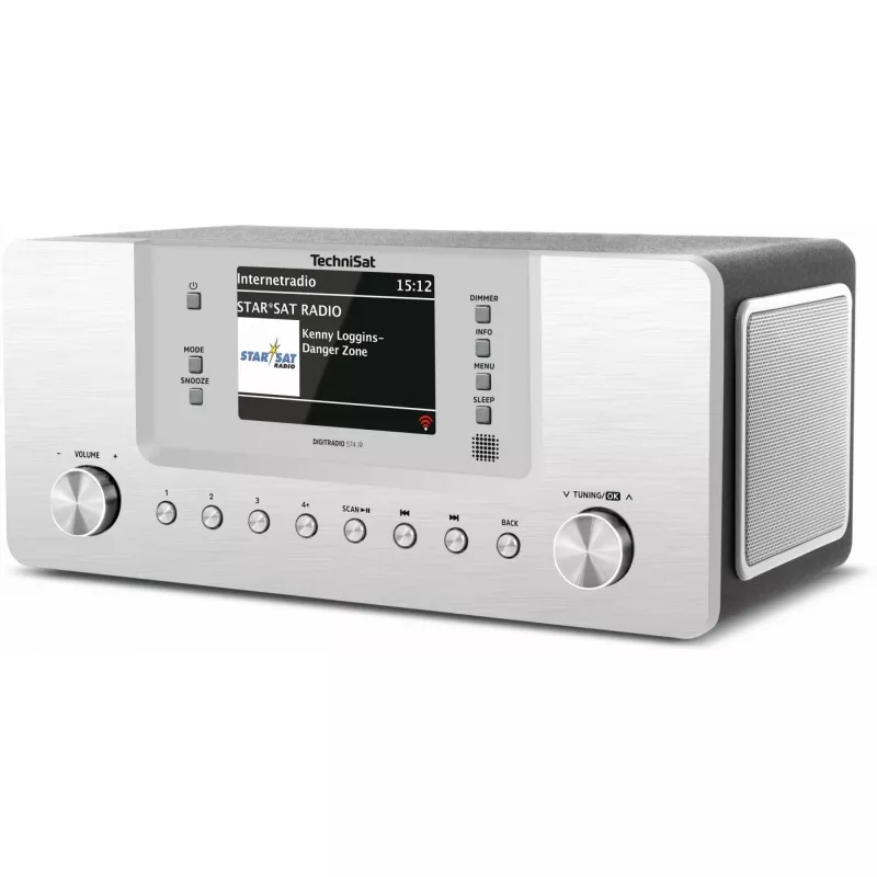 TechniSat DigitRadio 574 IR - audiojärjestelmä - 2 x 5 wattia - hopea (0001/2951)