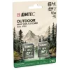Emtec 64GB UHS-I U3 V30 Outdoor flash-muisti ECMSD64GXCU3ORP