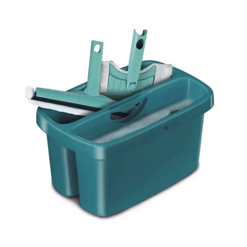 Leifheit Combi Box -ämpäri 1052001 integroidulla puristimella ja ergonomisella kahvalla