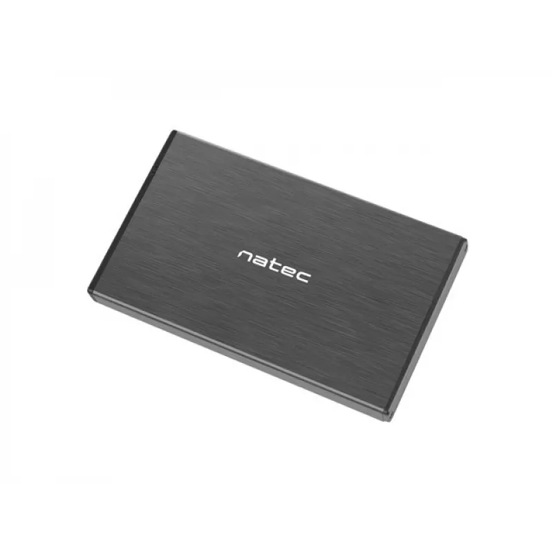 NATEC RHINO GO kotelo USB 3.0 2,5'' SATA HDD/SSD, musta alumiini