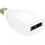 DisplayPort Mini uros/naaras DeLOCK DP Mini uros DP naaras valkoinen
