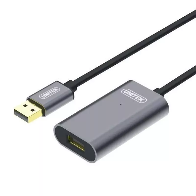 USB-kaapeli UNITEK Y-271 5 m USB 2.0 harmaa