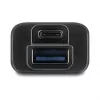 DELOCK USB 3.2 Gen 1 (3.1 Gen 1) 4-porttinen keskitin Type-A + Type-C -isännällä (5000 Mbit/s) musta/läpinäkyvä