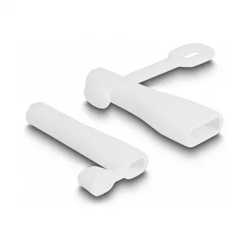 DeLOCK pölysuojus USB Type-A-liittimelle ja Apple Lightning -liittimelle, 2 kpl:n pakkaus valkoinen