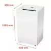 HSM Pure 940 asiakirjasilppuri, 165 l, 3,9x40 mm