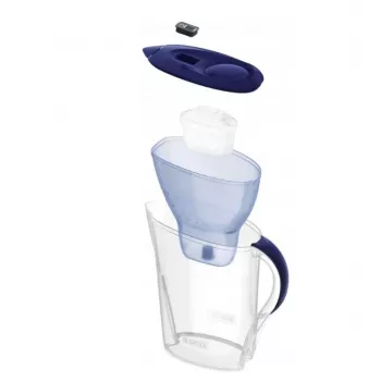 Vesifiltterikannu BRITA Marella 2,4 l 3 Pure Performance -patruunalla, Maxtra Pro, sininen