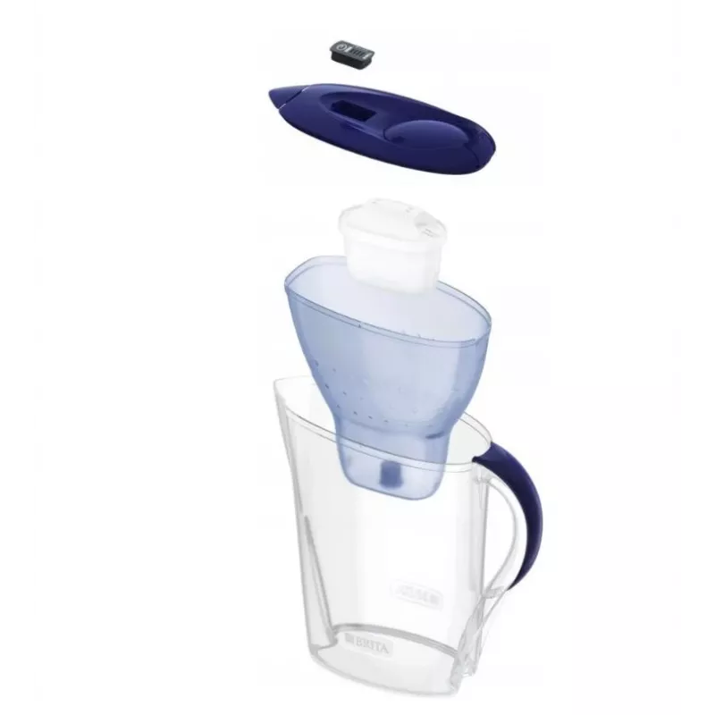 Vesifiltterikannu BRITA Marella 2,4 l 3 Pure Performance -patruunalla, Maxtra Pro, sininen