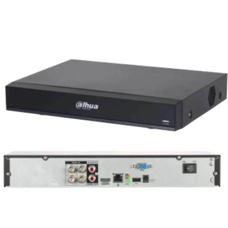 DAHUA DVR 4CH HDCVI XVR7104H-4K-I3 4K-pentabrid-tallennin, 4 kanavaa