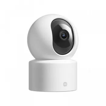 IP-valvontakamera Xiaomi Smart Camera C201 — sisäkäyttöön, pallomainen, 2 MP 1920x1080, 110° kuvakenttä, 360° kääntöalue, 0–108° kallistus, WLAN, IR 940 nm