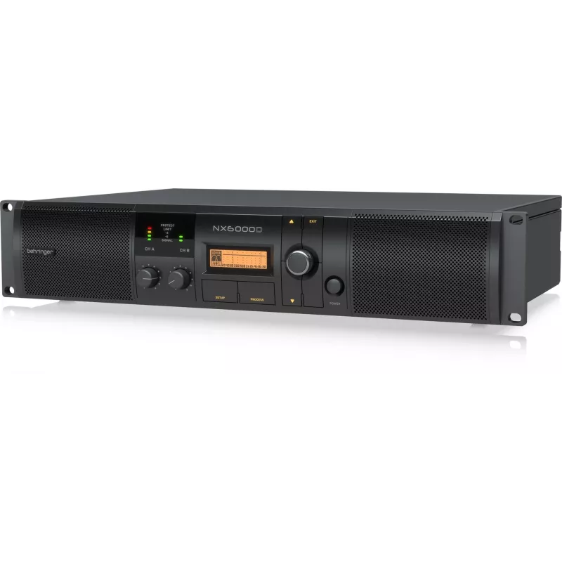 Behringer NX6000D audiovahvistin 2.0 kanavaa koti musta