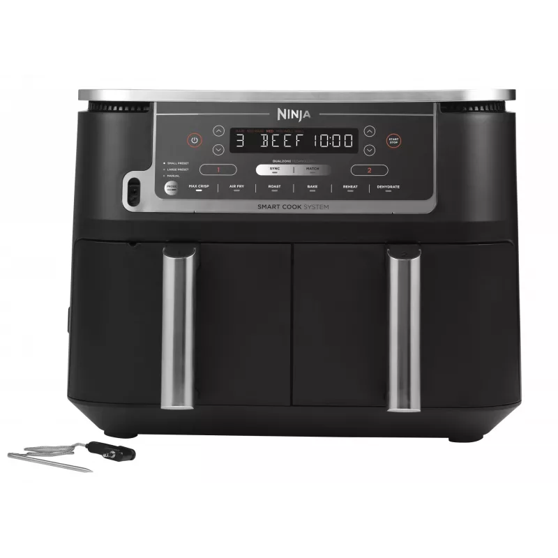 Ninja AF451EU kuumailmafriteerauskeitin Single 9,5 L 2470 W musta