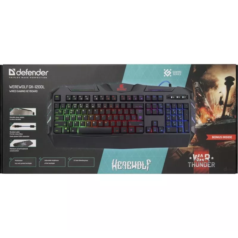Defender pelinäppäimistö WEREWOLF GK-120DL