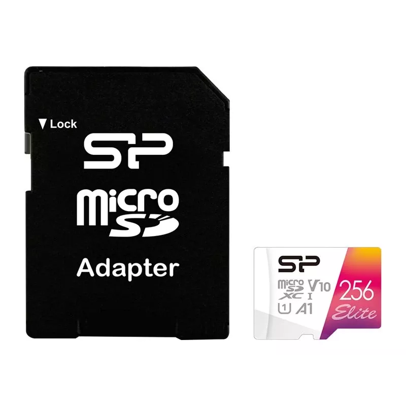 Flash-muisti Silicon Power 256 GB microSDXC UHS-I Elite