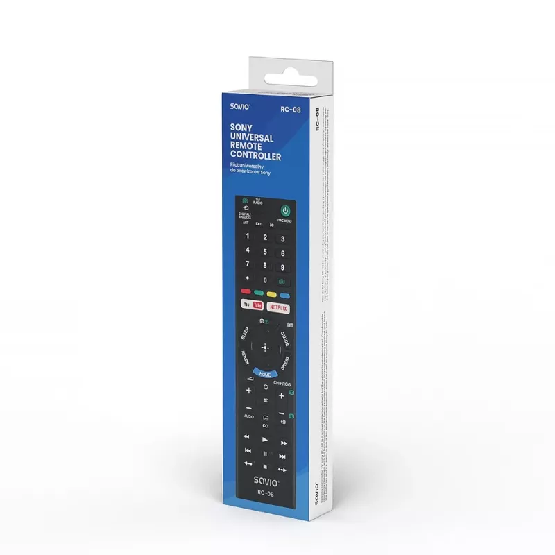 Savio RC-08 -kaukosäädin TV painikkeet