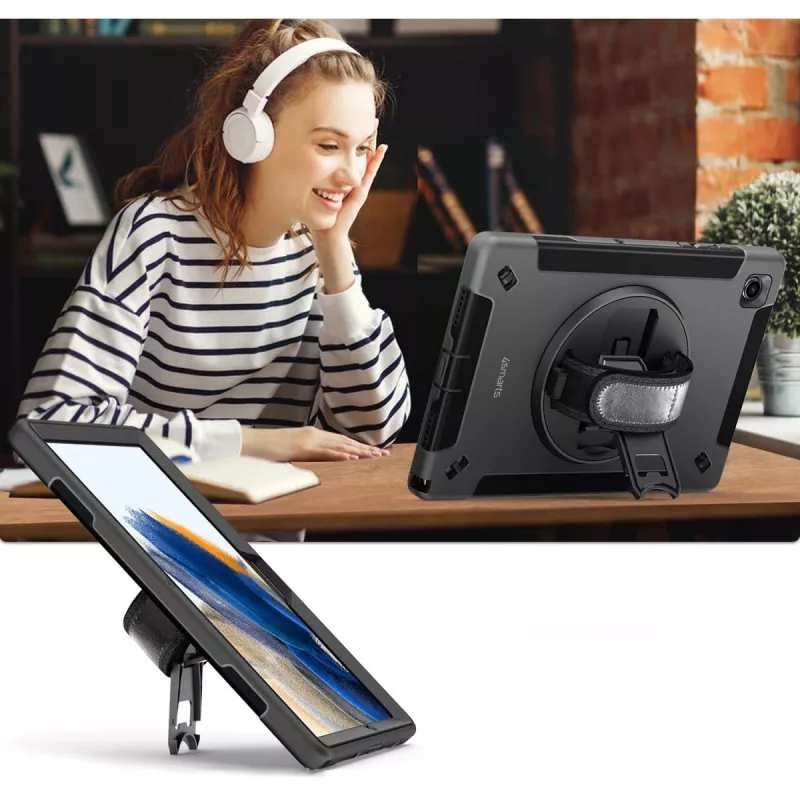 Kotelo 4smarts Galaxy Tab A9 22,1 cm (8,7 tuumaa) musta
