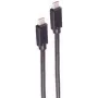 USB-C-kaapeli ShiverPeaks BS13-62015 — USB4/USB 3.2 Gen 2x2 data- ja latauskaapeli 100W, 0,5 m