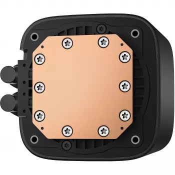 All-in-One-nestekylmä DeepCool LE360 V2 3x 120 mm tuulettimilla, Hydro Dynamic Bearing, musta, tukee LGA1150/1151/1155/1200/1700/AM4/AM5