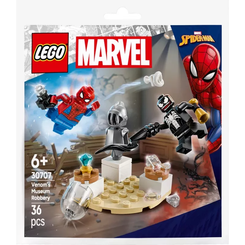 Rakennuslelu LEGO Venoms Museumsraub Polybag-setti 30707 – Marvel Super Heroes, pieni keräilysetti