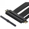 SilverStone SST-RC05-220 PCIe 4.0 x16 -riser-kaapeli, 22 cm, musta