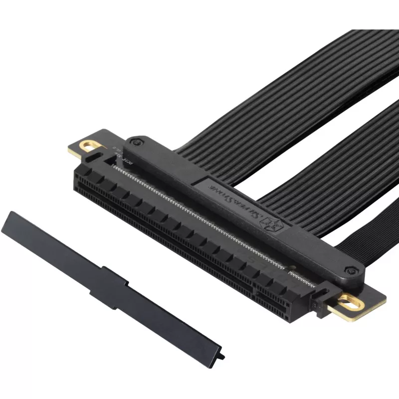 SilverStone SST-RC05-220 PCIe 4.0 x16 -riser-kaapeli, 22 cm, musta